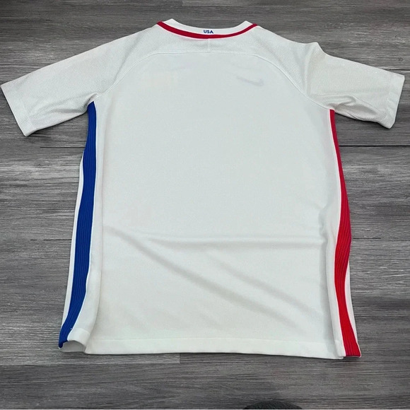 NIKE YOUTH US SOCCER 2016 STADIUM HOME WHITE JERSEY YOUTH XL (845367-100) - Picture 6 of 8